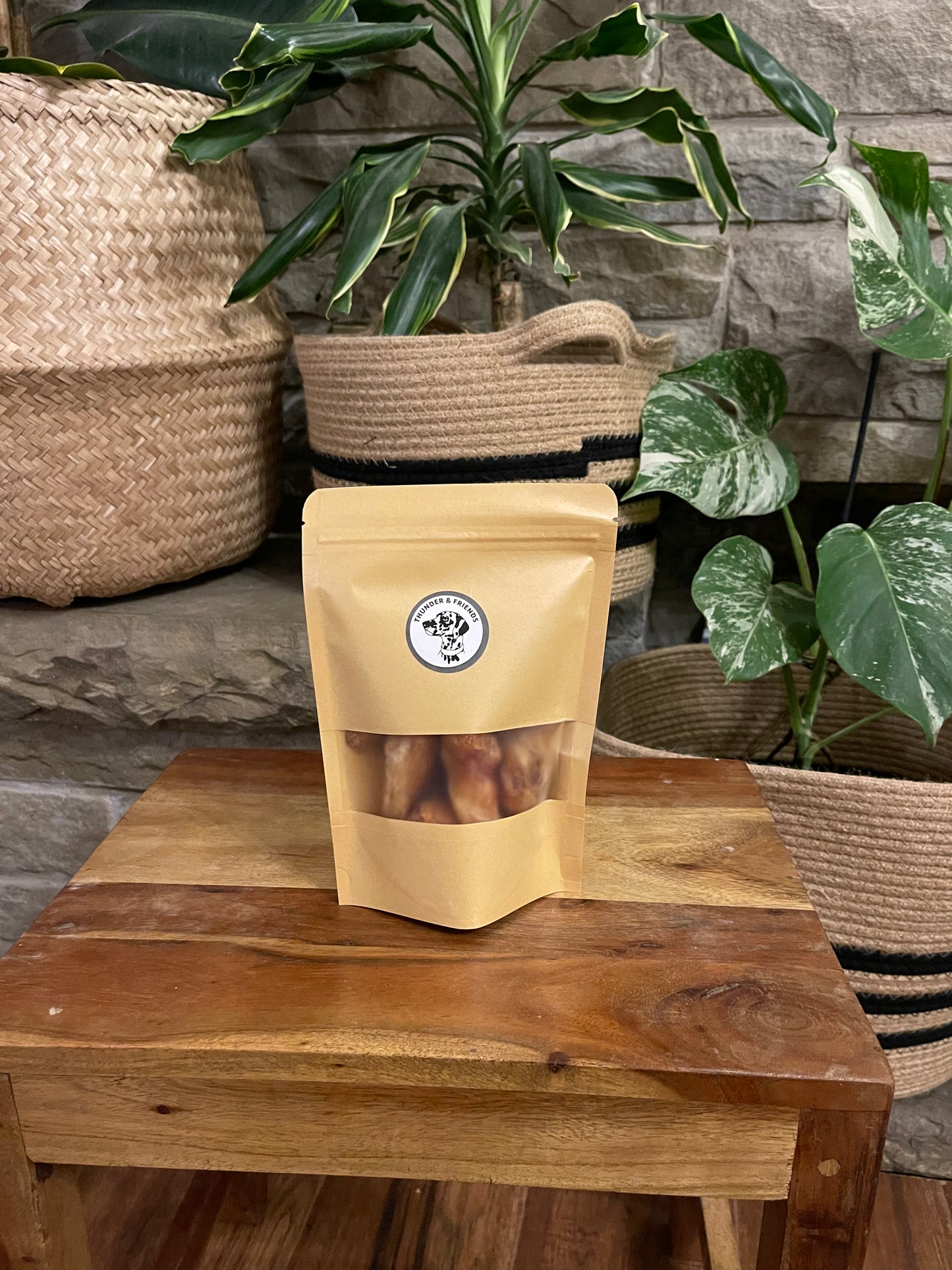Beef scratchings natural dog treat. Healthy. Dog treat subscription box.