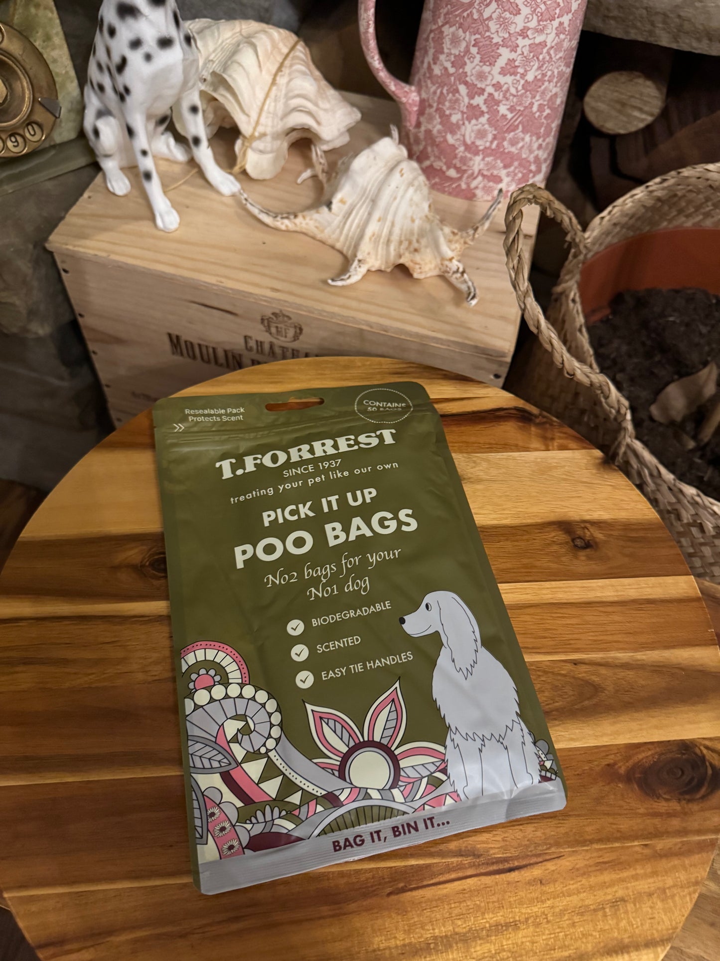 Biodegradable leak proof poo bags