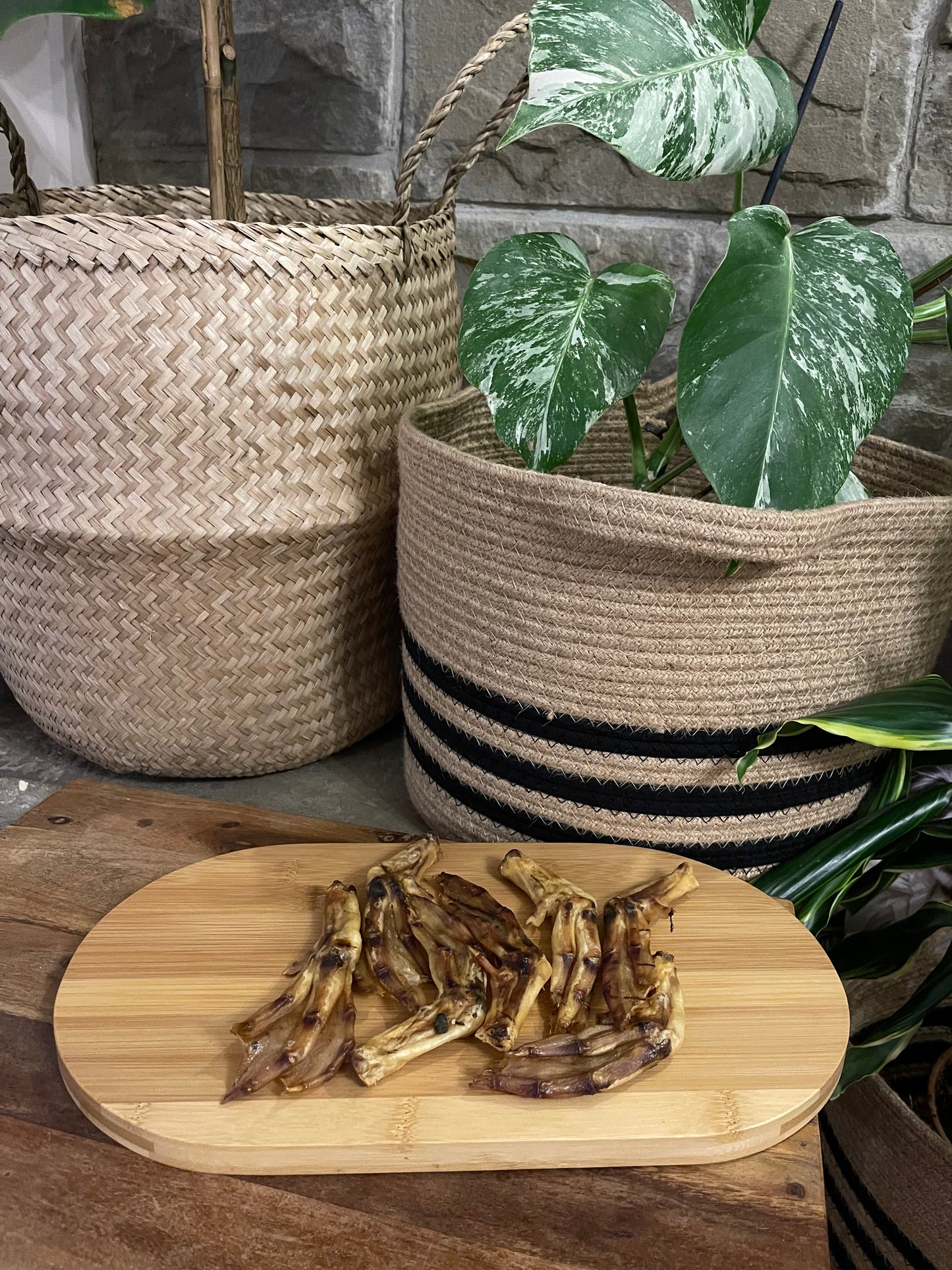 Duck feet natural dog treats healthy