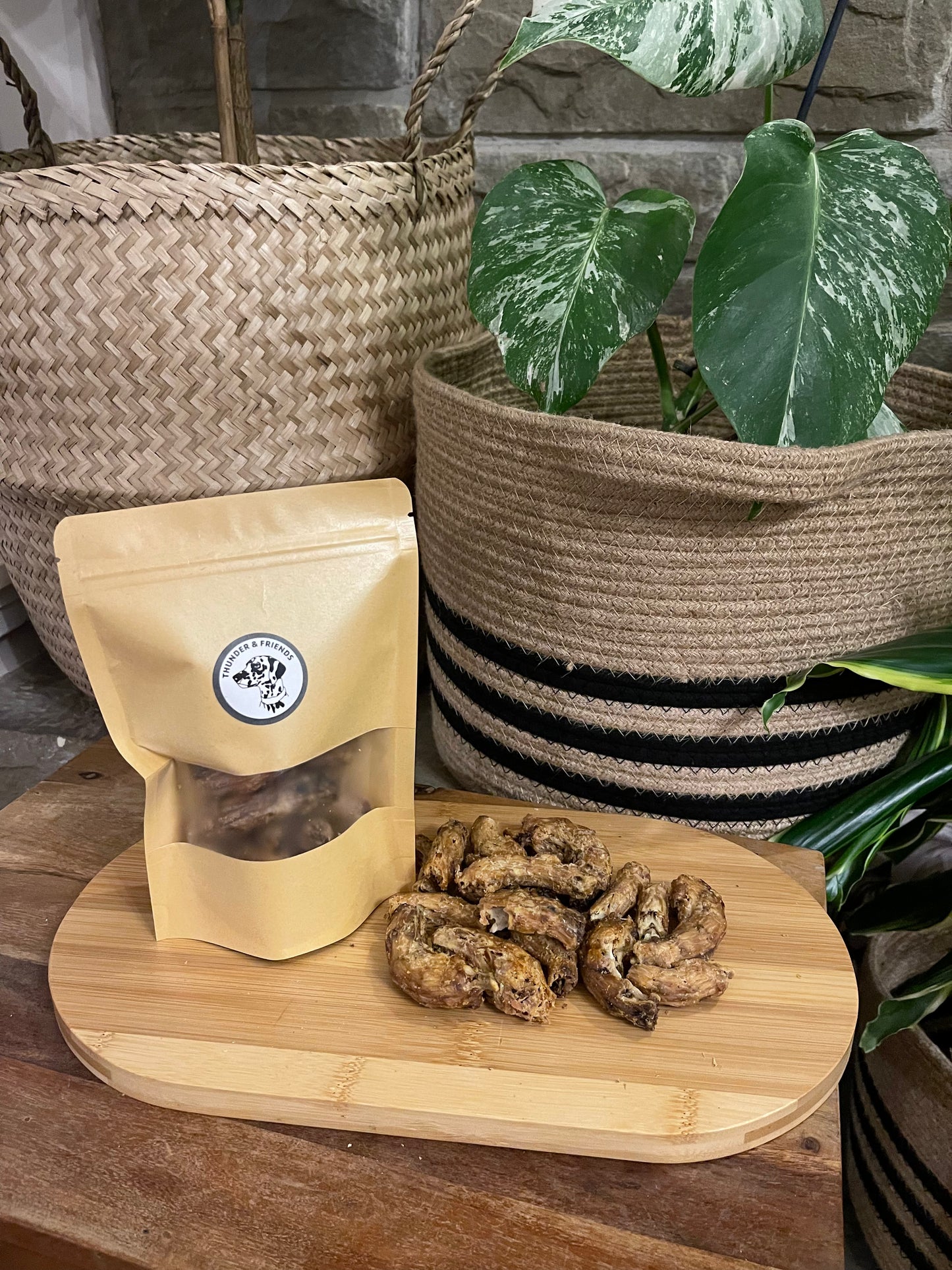 Chicken necks natural dog treats