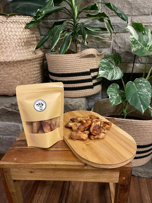 Beef scratchings natural dog treat. Healthy. Dog treat subscription box. 