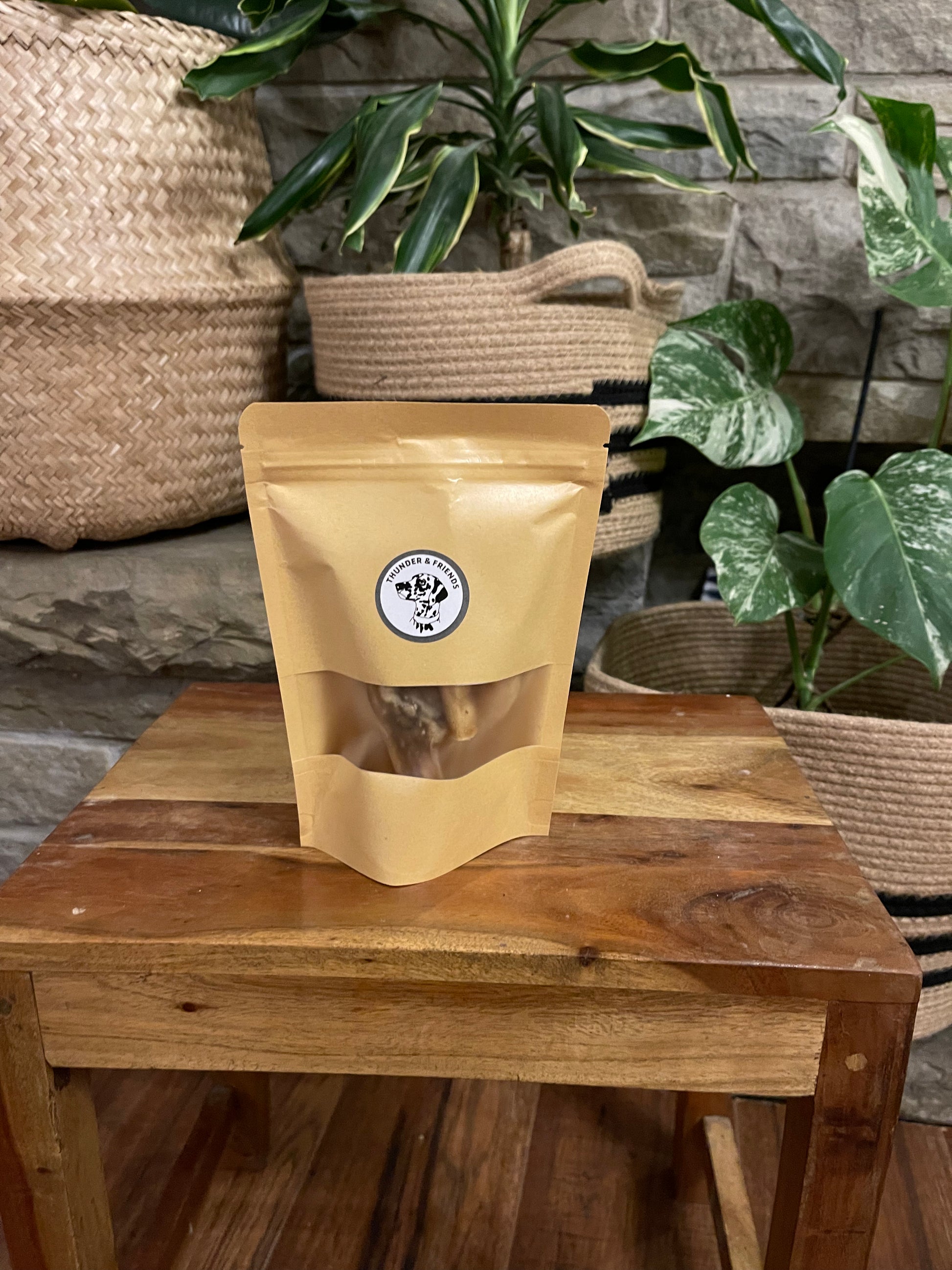 Chewy lamb skin natural dog treat. Dog subscription box. 