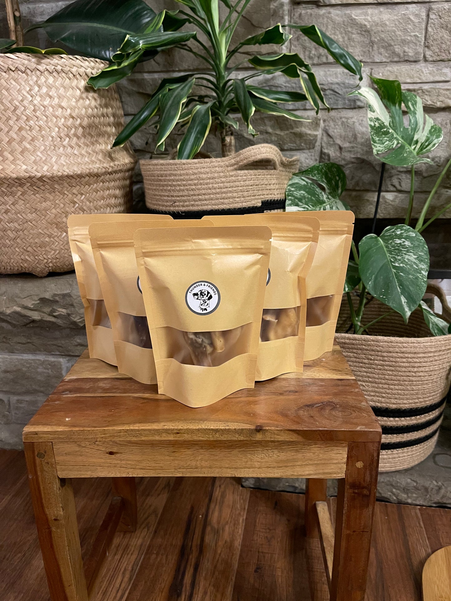 Chewy lamb skin natural dog treat. Dog subscription box. 