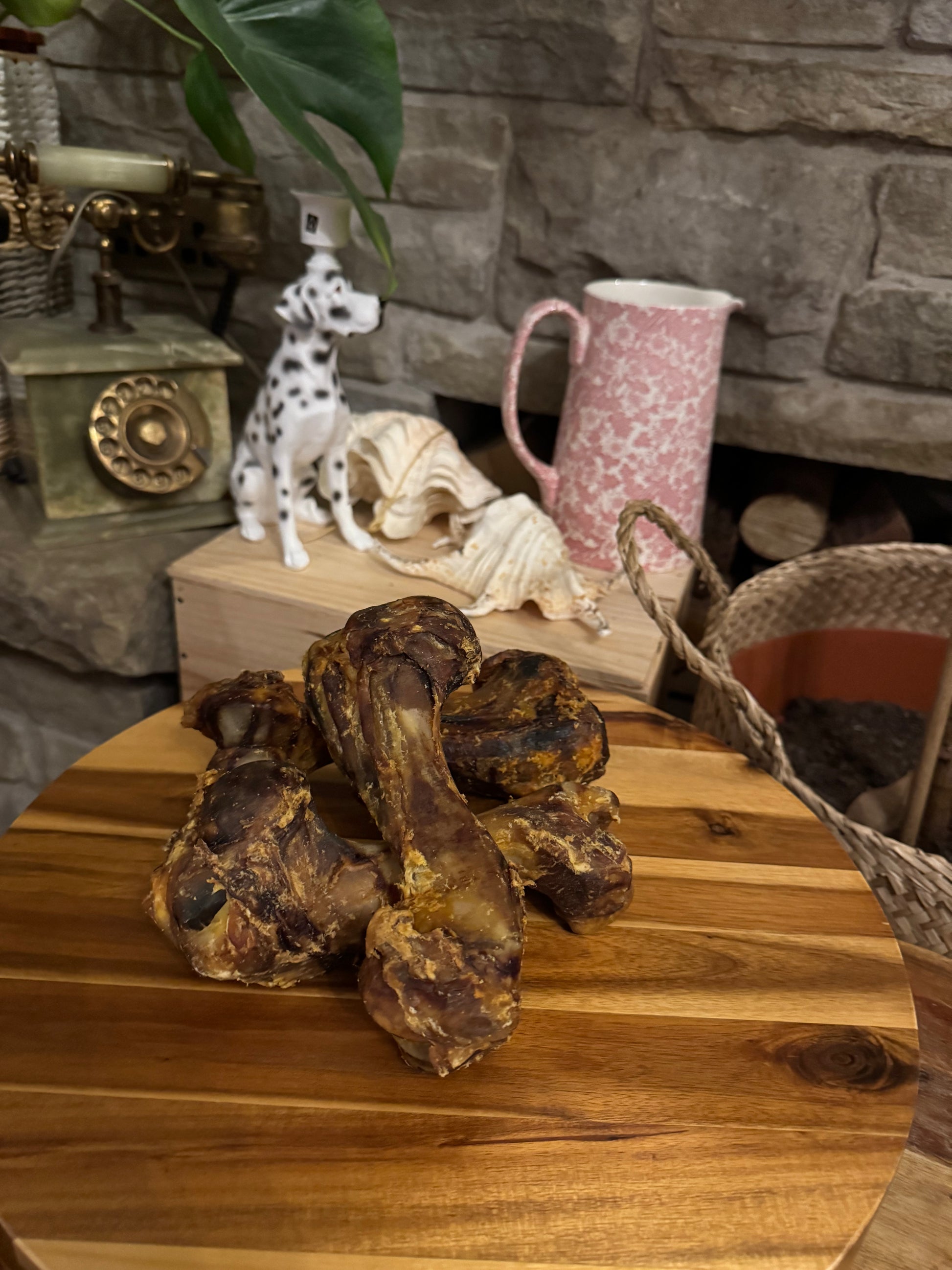 Meaty pork bones natural dog treats 
